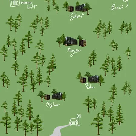 Oeoed Hoetels - Room#1-aelskar -with Sauna